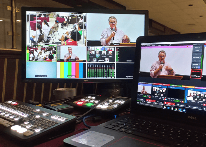 Switcher de video Blackmagic para transmisión en vivo